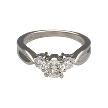 Load image into Gallery viewer, Platinum &amp; Diamond Set Trilogy Ring
