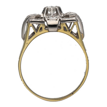 Load image into Gallery viewer, 18ct Gold &amp; Diamond Set Signet Style Ring
