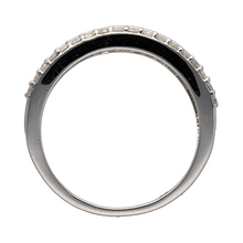 Load image into Gallery viewer, 9ct White Gold &amp; Diamond Set Band Ring

