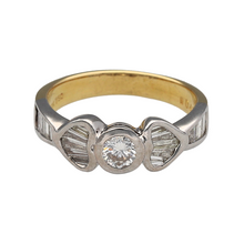 Load image into Gallery viewer, 18ct Gold &amp; Diamond Set Trilogy Ring
