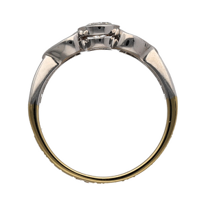 18ct Gold & Diamond Set Trilogy Ring