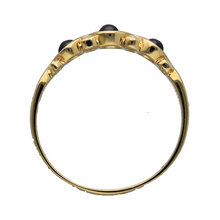 Load image into Gallery viewer, 18ct Gold Diamond &amp; Sapphire Set Band Ring
