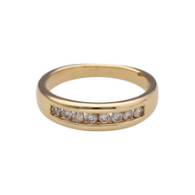 Load image into Gallery viewer, 9ct Gold &amp; Diamond Set Band Ring
