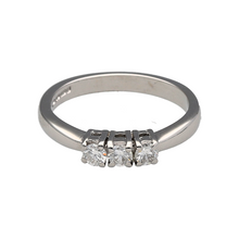 Load image into Gallery viewer, 18ct White Gold &amp; Diamond Set Trilogy Ring
