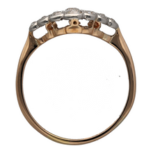 Load image into Gallery viewer, 18ct Gold &amp; Platinum Diamond Set Art Deco Style Ring
