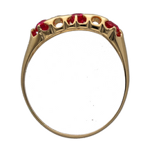 Load image into Gallery viewer, 18ct Gold Diamond &amp; Ruby Set Vintage Ring
