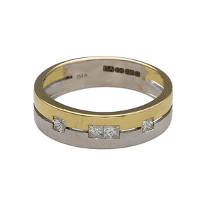 18ct Gold & Diamond Set Band Ring