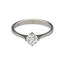 Load image into Gallery viewer, 18ct White Gold &amp; Diamond Set Solitaire Ring
