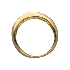 18ct Gold & Diamond Set Crossover Band Ring
