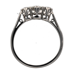 Platinum & Diamond Set Trilogy Ring