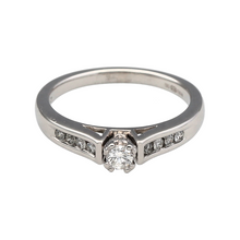 Load image into Gallery viewer, 18ct White Gold &amp; Diamond Set Solitaire Ring
