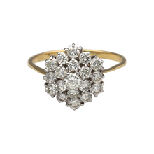 Load image into Gallery viewer, 18ct Gold &amp; Diamond Set Cluster Ring
