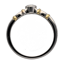 Load image into Gallery viewer, 18ct White Gold &amp; Diamond Rubover Set Solitaire Ring
