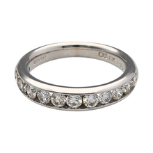 Load image into Gallery viewer, 18ct White Gold &amp; Diamond Set Band Ring

