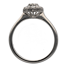 Load image into Gallery viewer, 18ct White Gold &amp; Diamond Set Flower Cluster Ring
