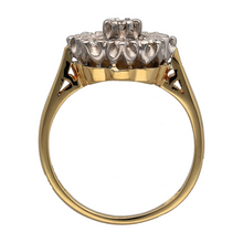 Load image into Gallery viewer, 18ct Gold &amp; Diamond Set Flower Cluster Ring

