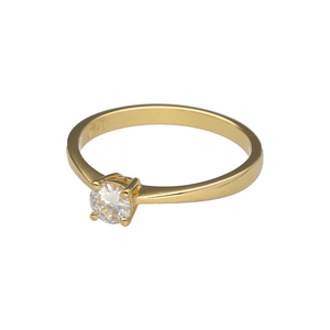 Bring classic elegance and timeless sparkle to your collection with this pre-owned 18ct yellow gold diamond solitaire ring—perfect for marking life’s special moments.

Design: The ring features a single 0.36ct brilliant-cut diamond, offering a refined and enduring symbol of love.
Material: Made from 18-carat yellow gold, the polished finish enhances the warm tone and complements the diamond’s natural beauty.
