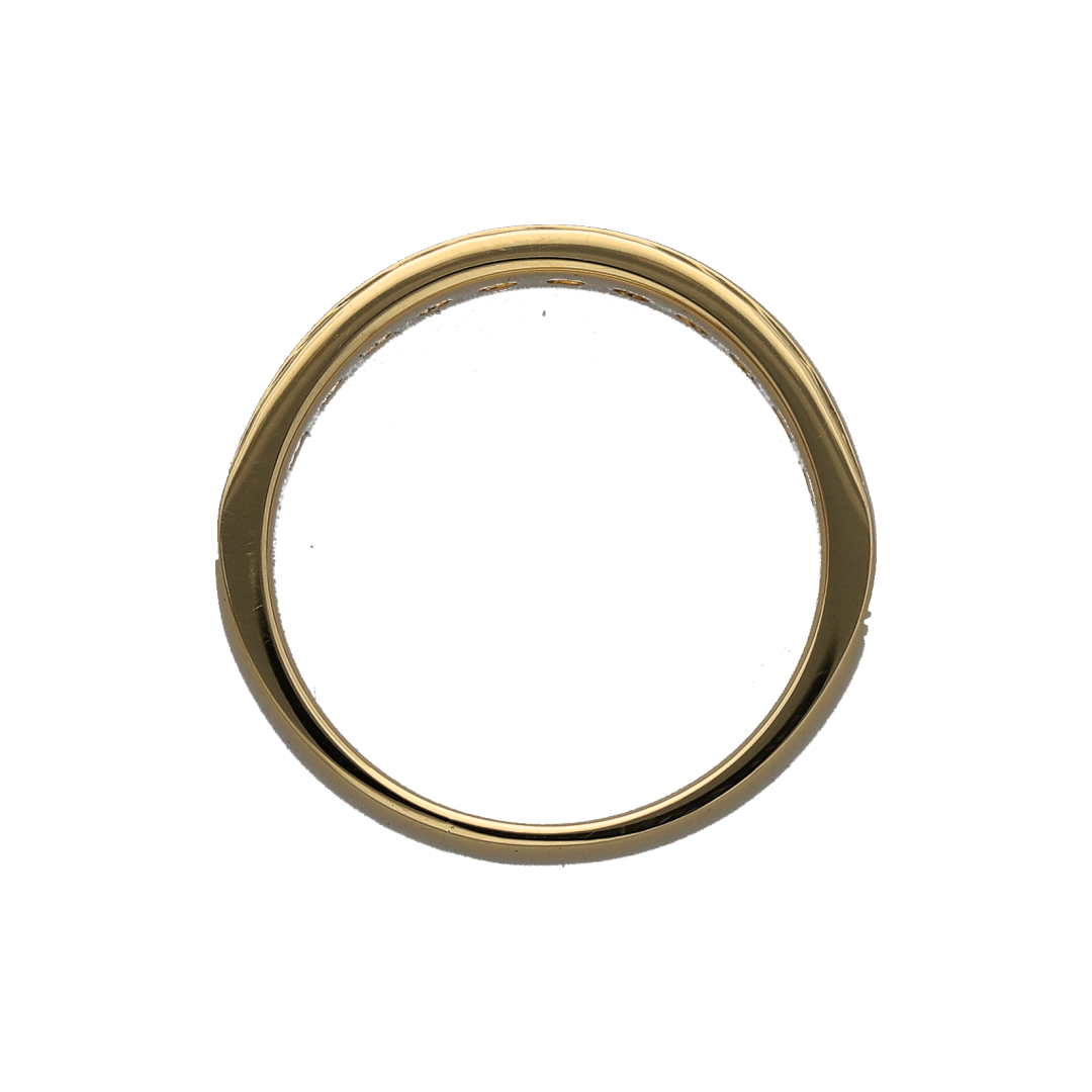 18ct Gold & Diamond Set Band Ring