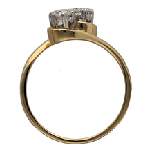 Load image into Gallery viewer, 18ct Gold &amp; Diamond Set Twist Ring
