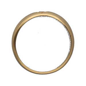 18ct Gold & Diamond Starburst Set Band Ring