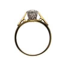 Load image into Gallery viewer, 18ct Gold &amp; Diamond Set Solitaire Ring
