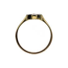 Load image into Gallery viewer, 18ct Gold &amp; Platinum Diamond Set Art Deco Style Cross Ring
