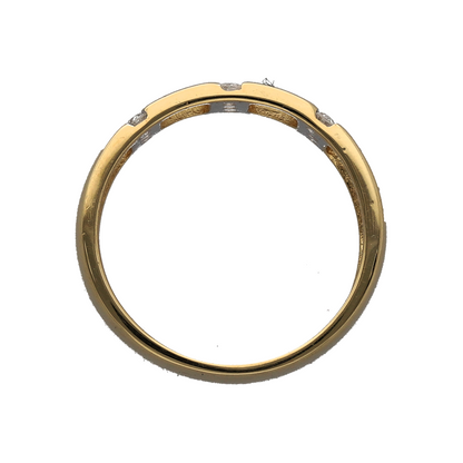 18ct Gold & Diamond Set Band Ring