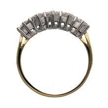 Load image into Gallery viewer, 18ct Gold &amp; Diamond Set Five Stone Band Ring
