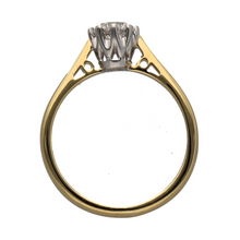 Load image into Gallery viewer, 18ct Gold &amp; Diamond Set Solitaire Ring
