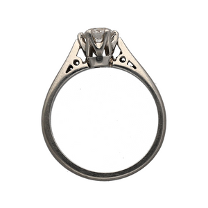 Platinum & Diamond Set Solitaire Ring