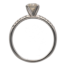 Load image into Gallery viewer, 14ct White Gold &amp; Diamond Set Solitaire Ring

