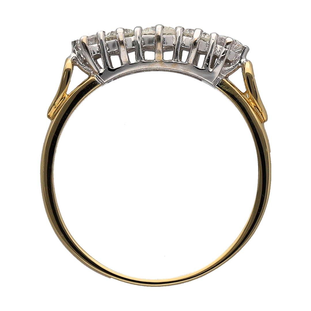 18ct Gold & Diamond Set Band Ring
