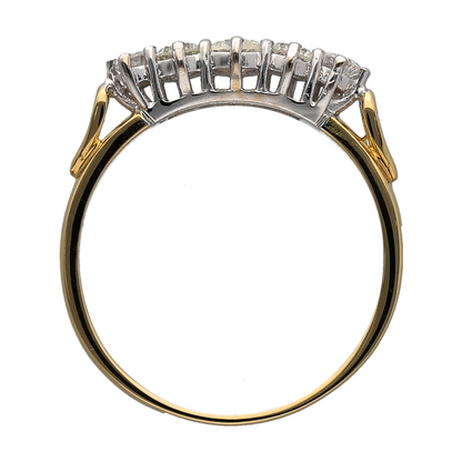 18ct Gold & Diamond Set Band Ring