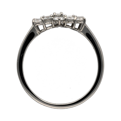 Platinum & Diamond Set Cluster Ring