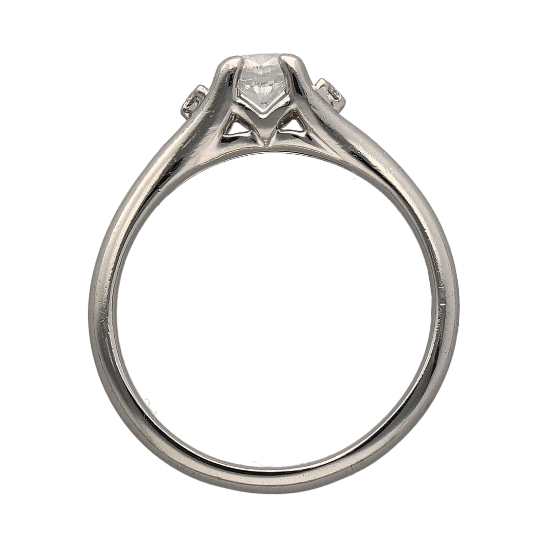 Platinum & Diamond Set Solitaire Ring