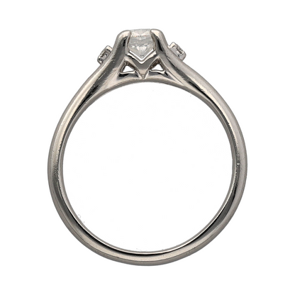 Platinum & Diamond Set Solitaire Ring
