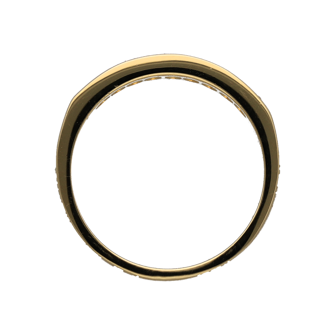 18ct Gold & Diamond Set Band Ring