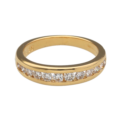 18ct Gold & Diamond Set Band Ring