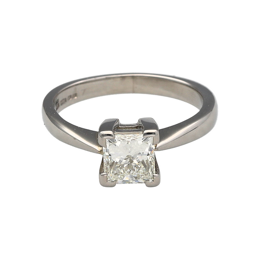 Platinum & Diamond Set Solitaire Ring