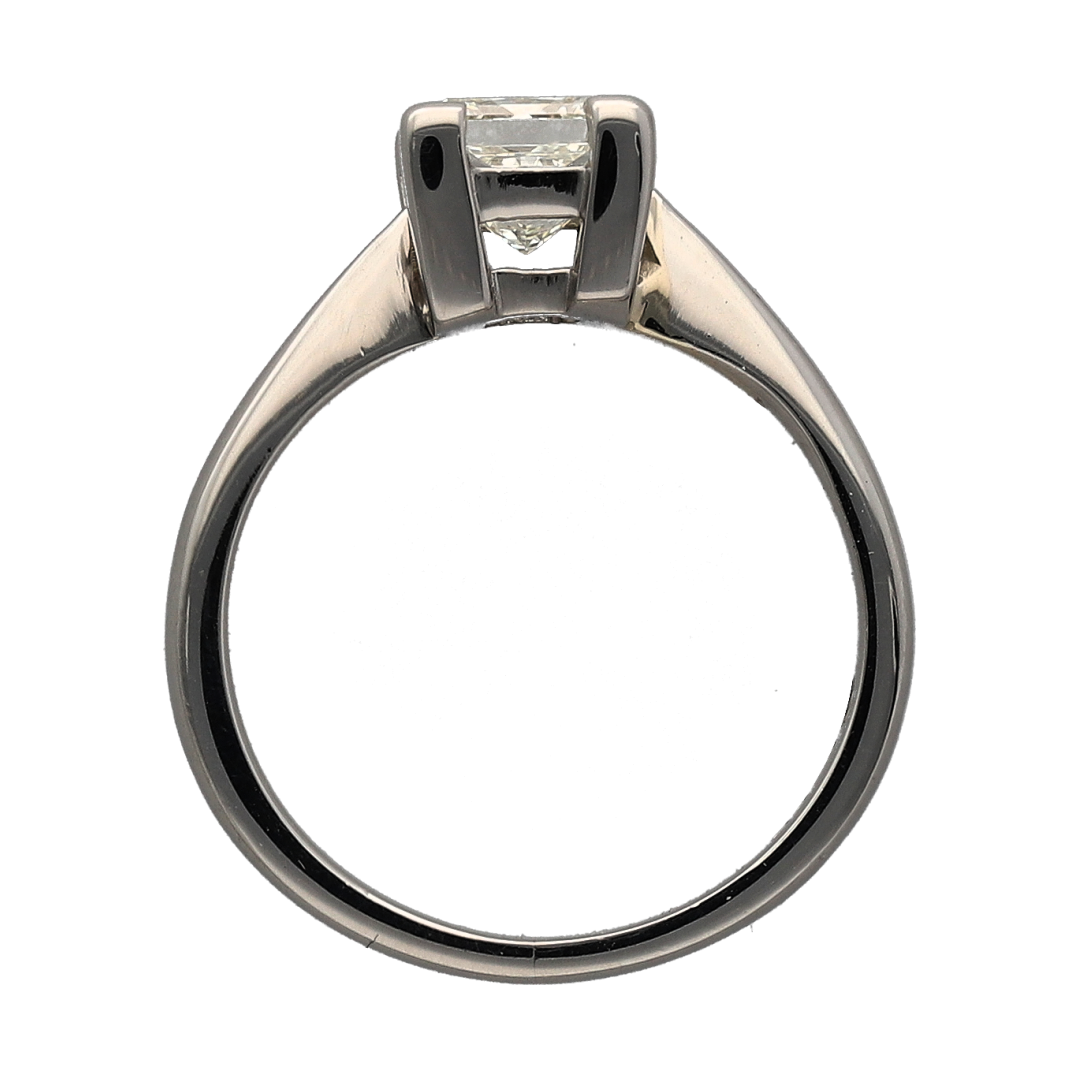 Platinum & Diamond Set Solitaire Ring