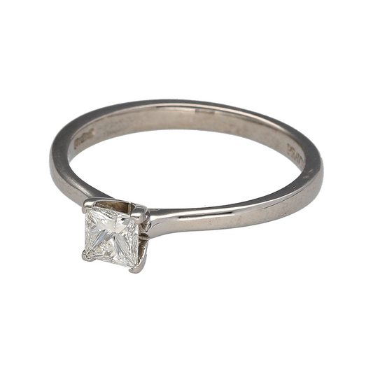 Platinum & Diamond Set Solitaire Ring