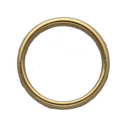 18ct Gold & Diamond Set Band Ring