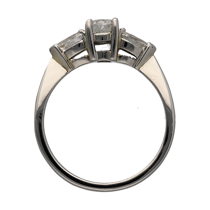 Platinum & Diamond Set Trilogy Ring