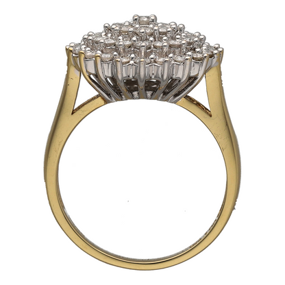 18ct Gold & Diamond Cluster Ring
