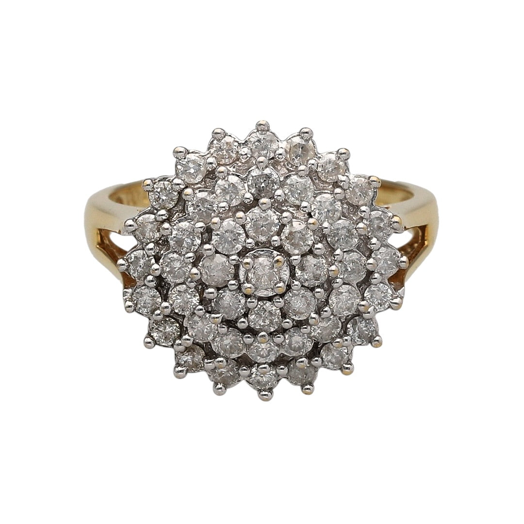 18ct Gold & Diamond Cluster Ring
