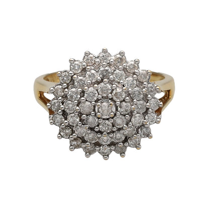 18ct Gold & Diamond Cluster Ring