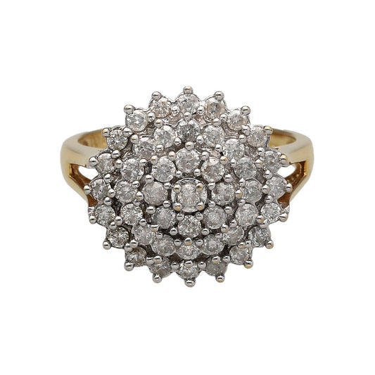 18ct Gold & Diamond Cluster Ring