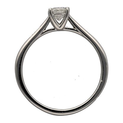 Platinum & Diamond Set Solitaire Ring