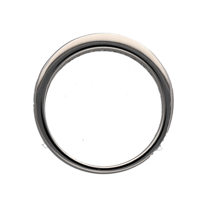 18ct White Gold & Diamond Band Ring