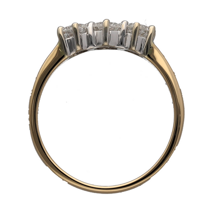 18ct Gold & Diamond Trilogy Ring